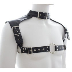 KinkHarness Harnais et Collier Optor Noir